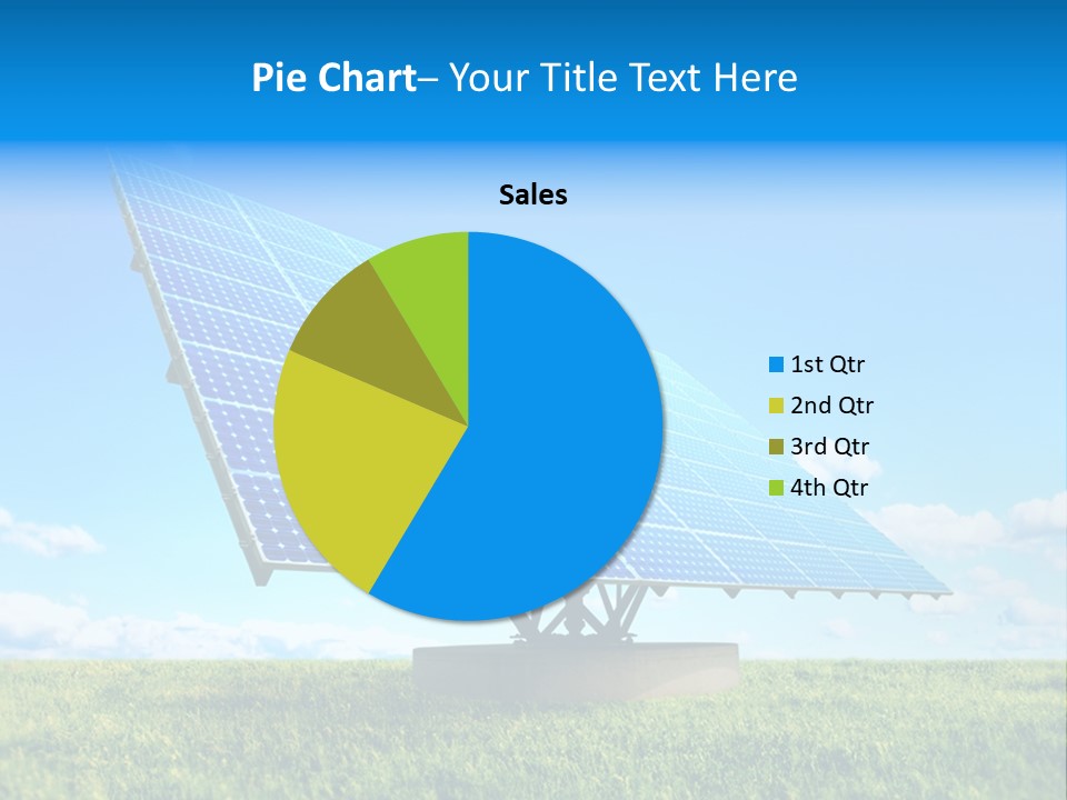 Blue Energy Sky PowerPoint Template