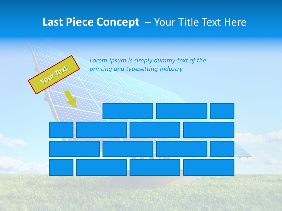 Blue Energy Sky PowerPoint Template