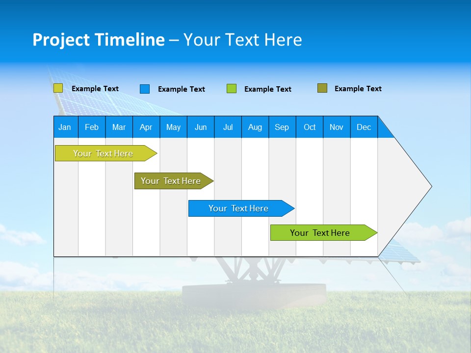 Blue Energy Sky PowerPoint Template