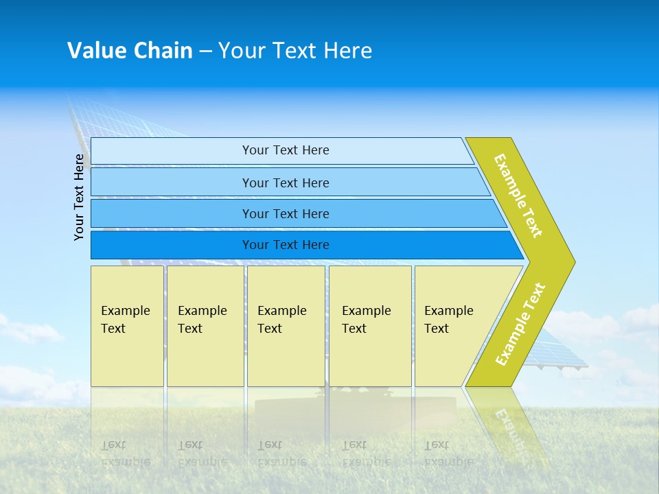Blue Energy Sky PowerPoint Template
