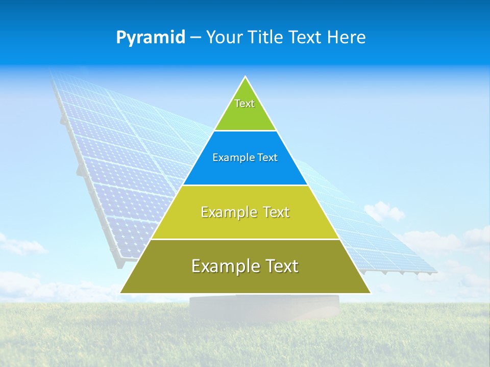 Blue Energy Sky PowerPoint Template