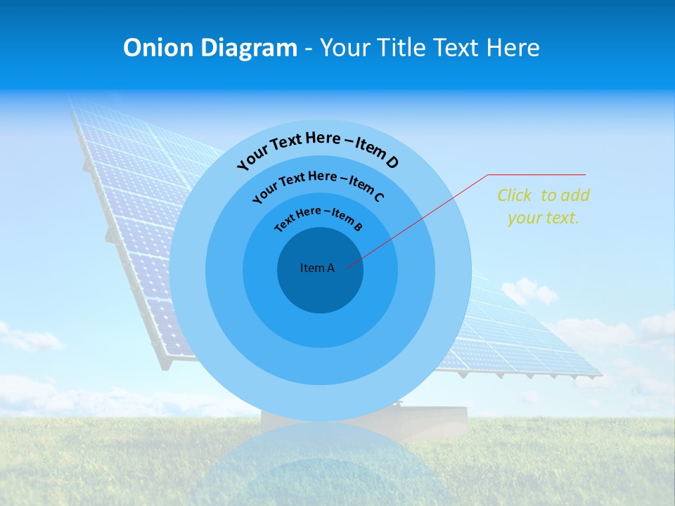 Blue Energy Sky PowerPoint Template