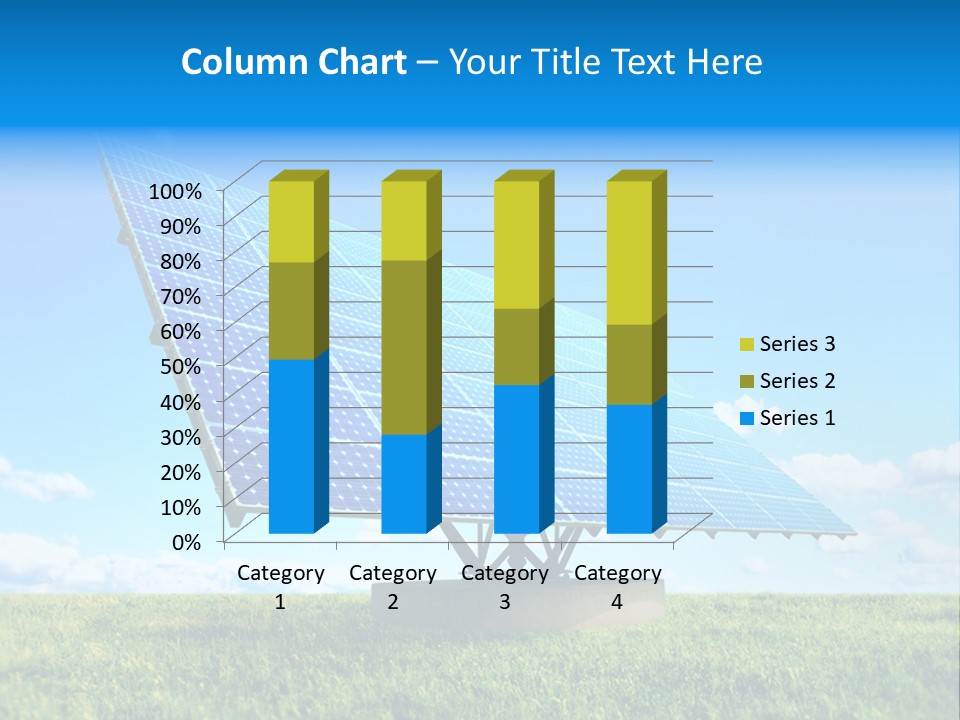 Blue Energy Sky PowerPoint Template