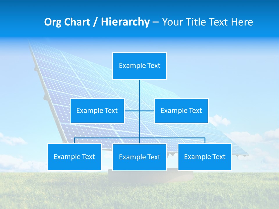 Blue Energy Sky PowerPoint Template