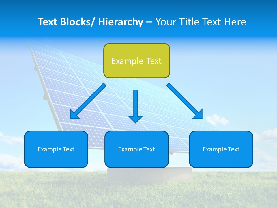 Blue Energy Sky PowerPoint Template