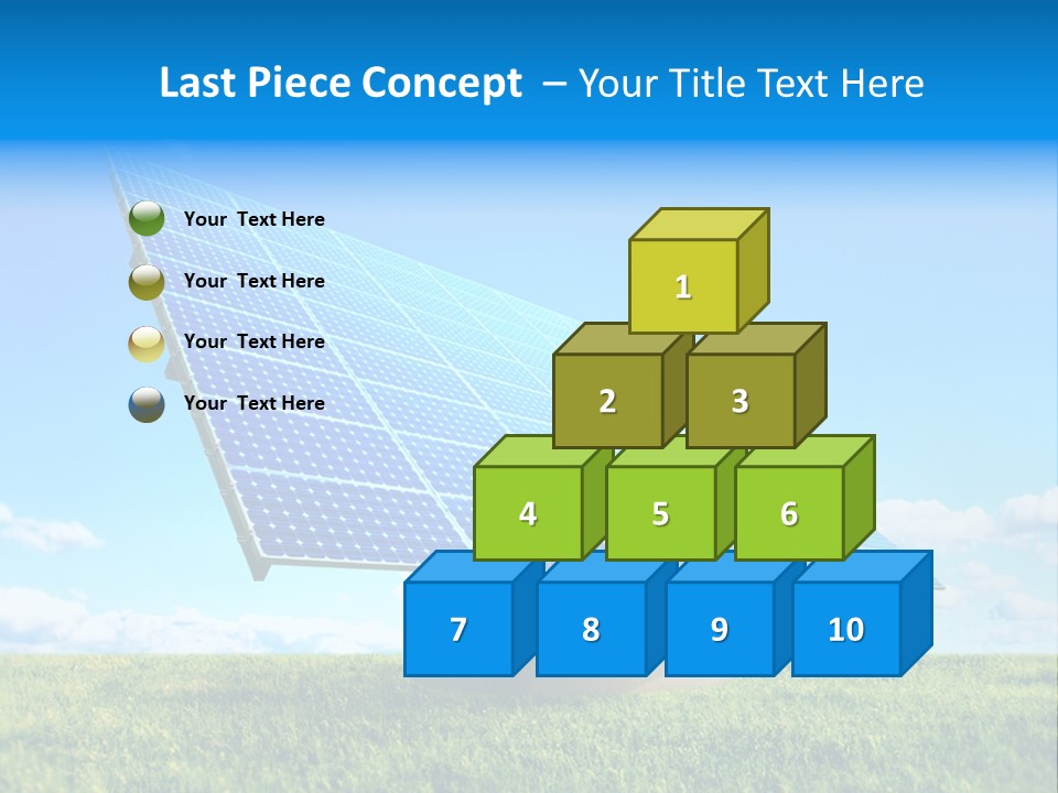 Blue Energy Sky PowerPoint Template