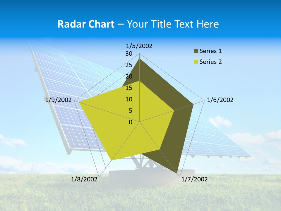 Blue Energy Sky PowerPoint Template