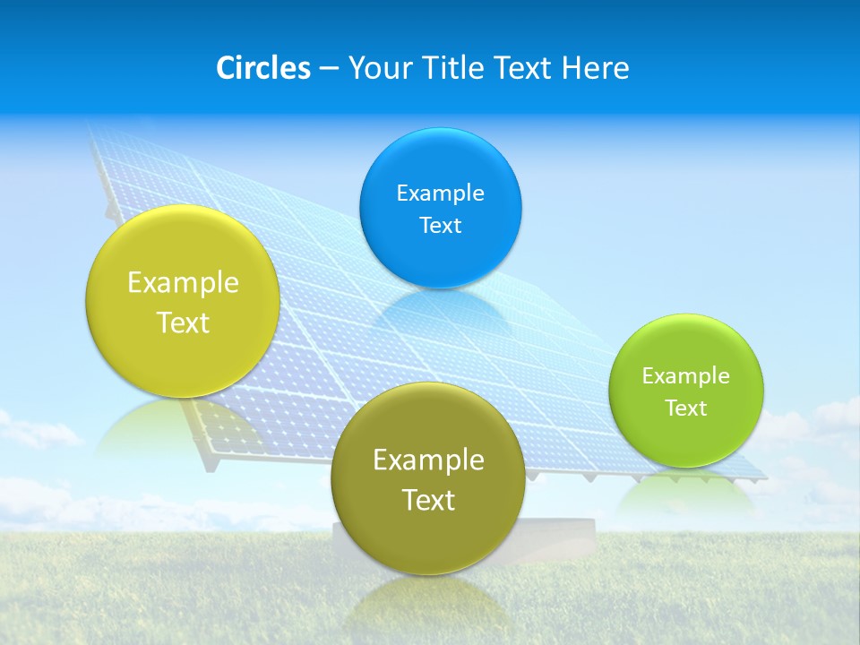 Blue Energy Sky PowerPoint Template