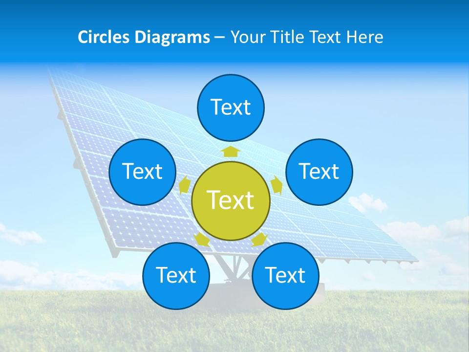 Blue Energy Sky PowerPoint Template