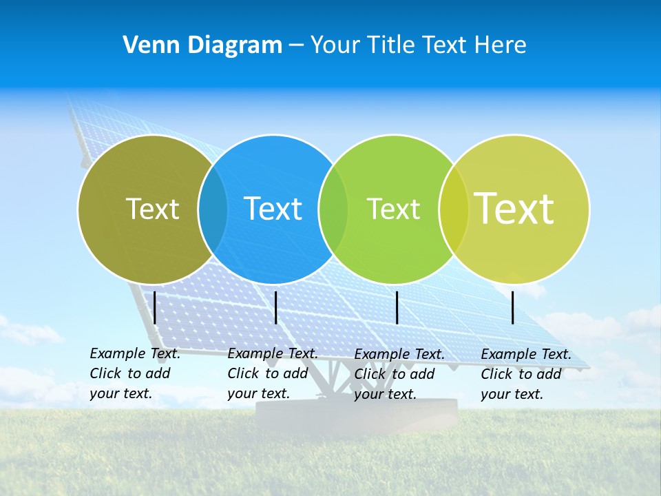 Blue Energy Sky PowerPoint Template