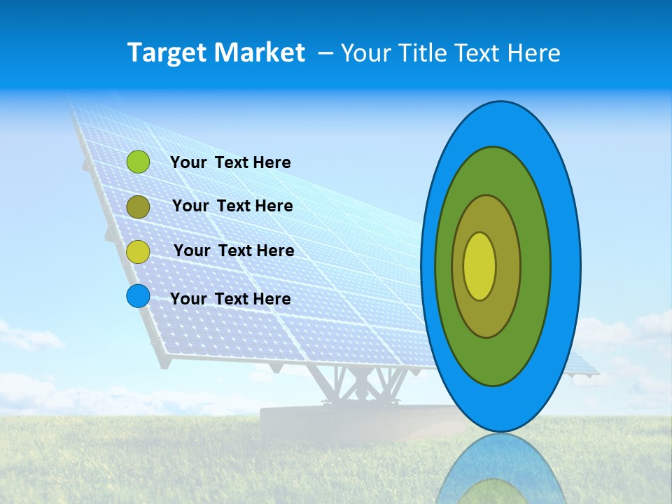 Blue Energy Sky PowerPoint Template