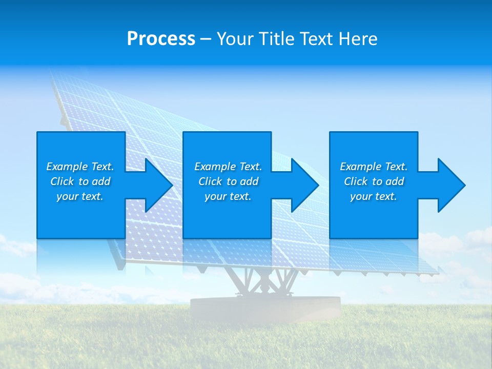 Blue Energy Sky PowerPoint Template