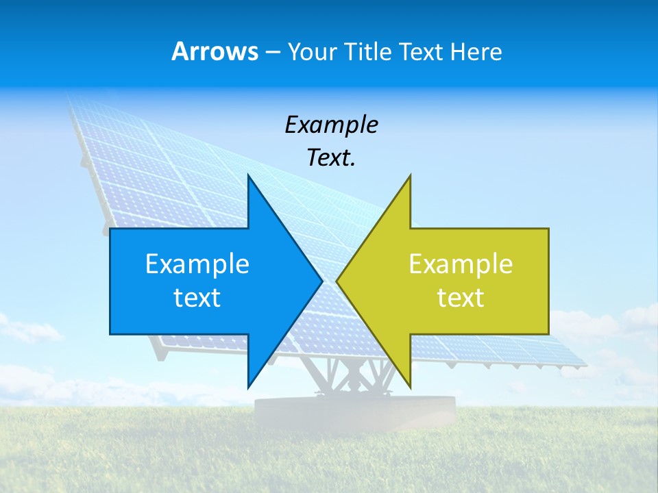 Blue Energy Sky PowerPoint Template