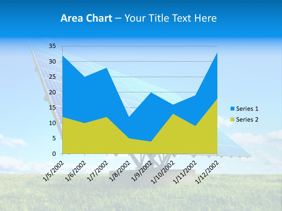 Blue Energy Sky PowerPoint Template