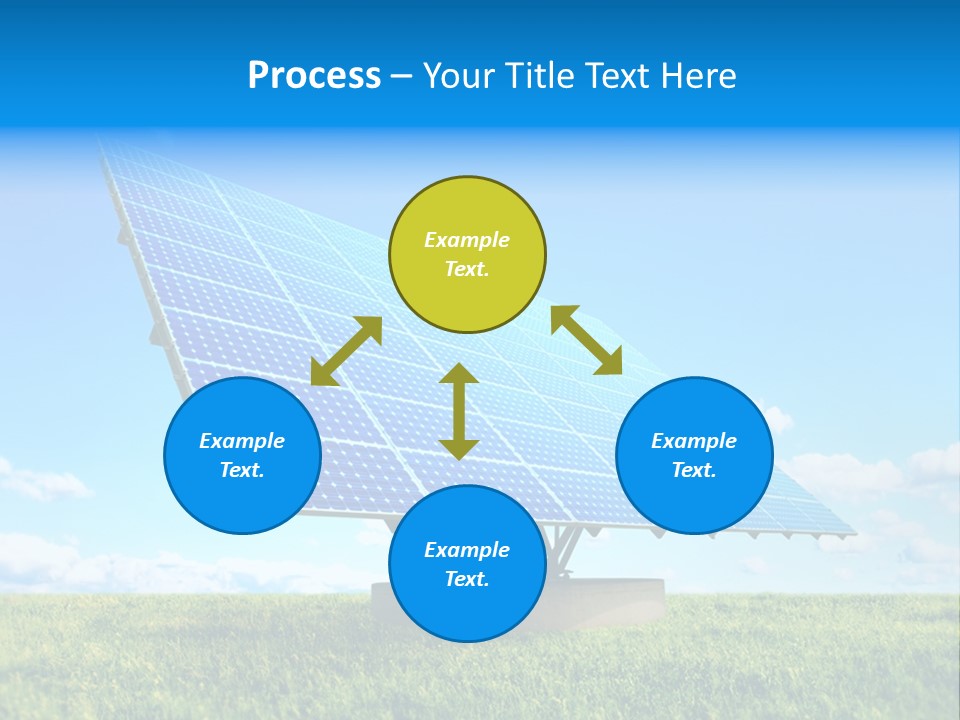 Blue Energy Sky PowerPoint Template