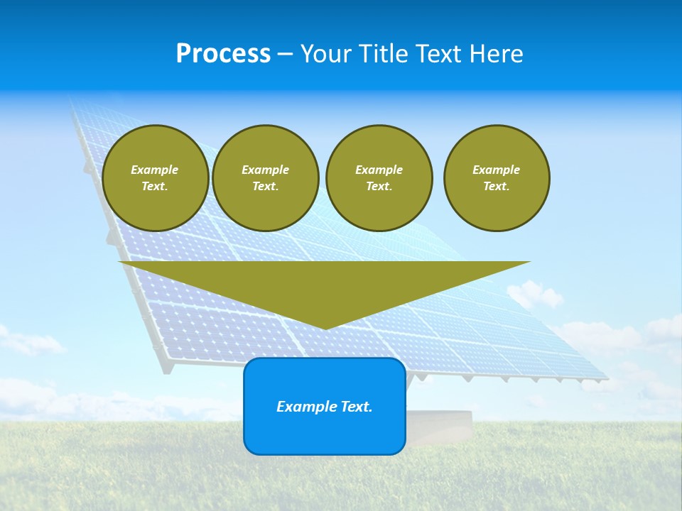 Blue Energy Sky PowerPoint Template
