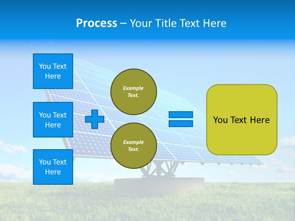 Blue Energy Sky PowerPoint Template