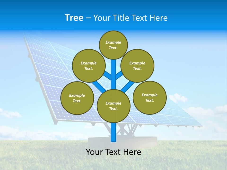 Blue Energy Sky PowerPoint Template