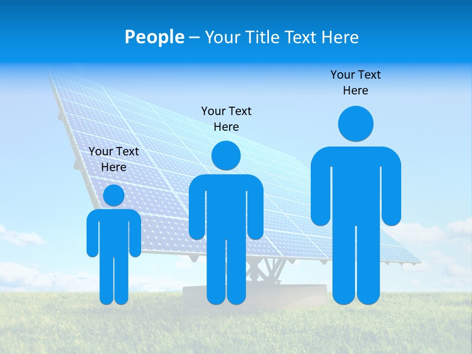 Blue Energy Sky PowerPoint Template
