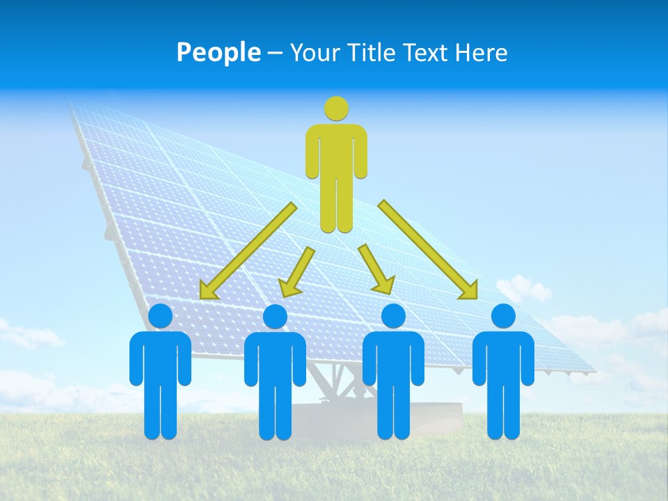 Blue Energy Sky PowerPoint Template