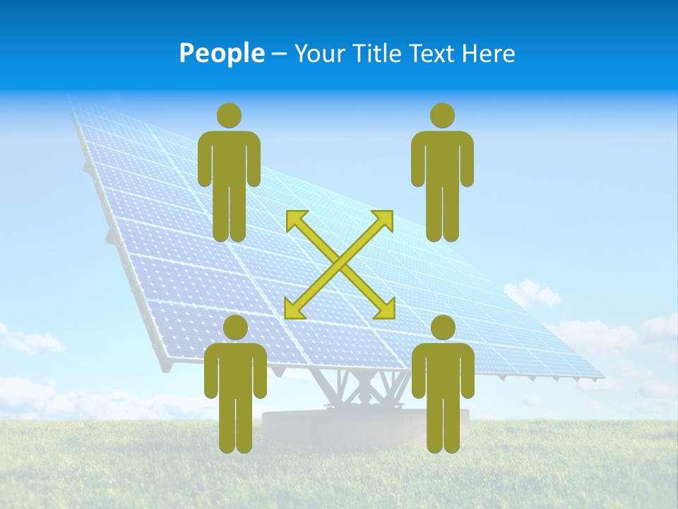 Blue Energy Sky PowerPoint Template