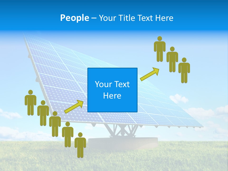 Blue Energy Sky PowerPoint Template