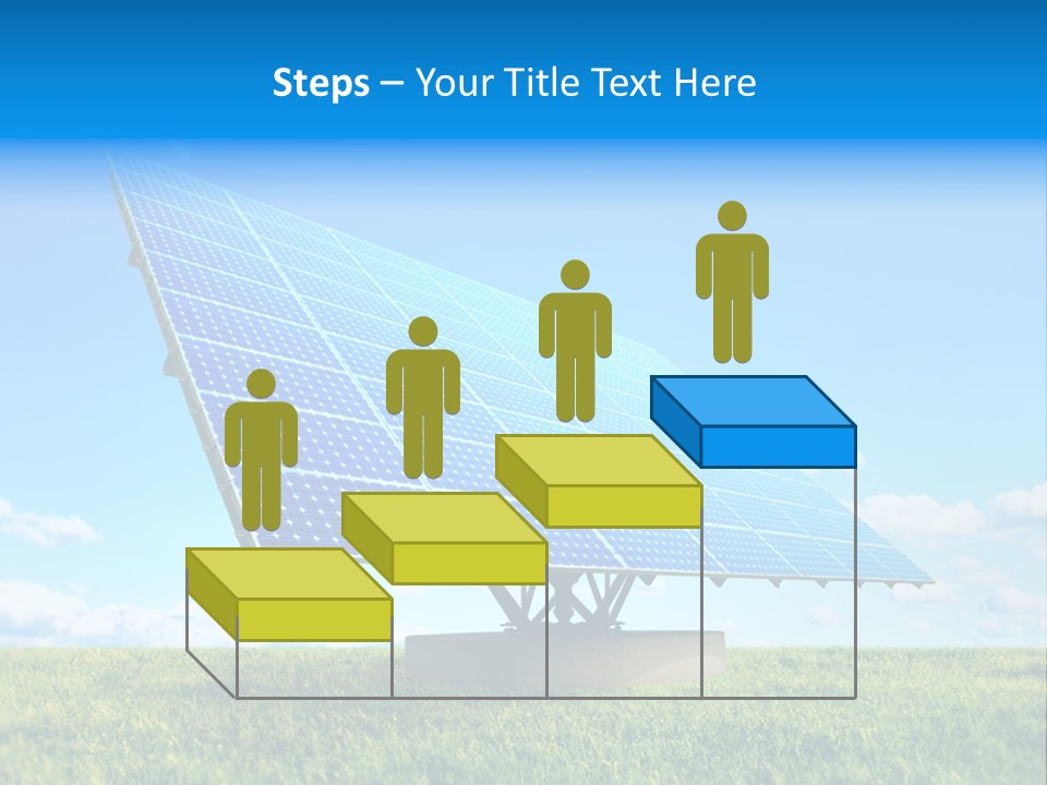 Blue Energy Sky PowerPoint Template