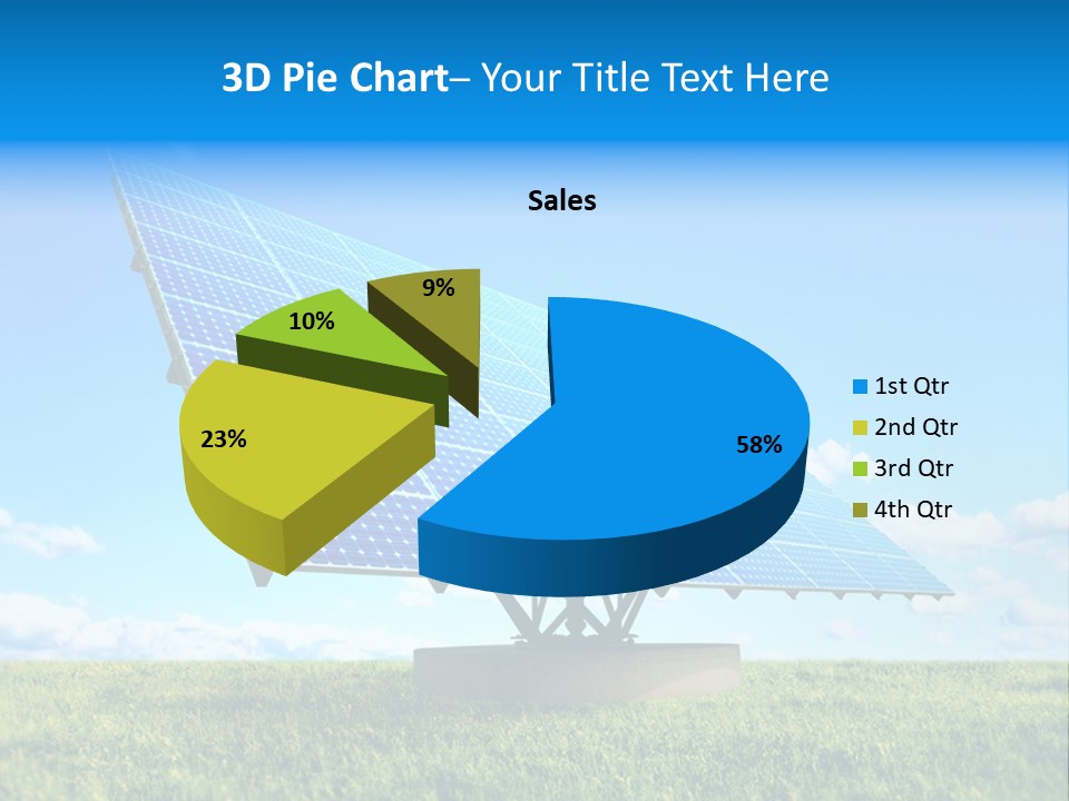 Blue Energy Sky PowerPoint Template