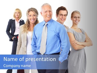 Elderly Person Older PowerPoint Template