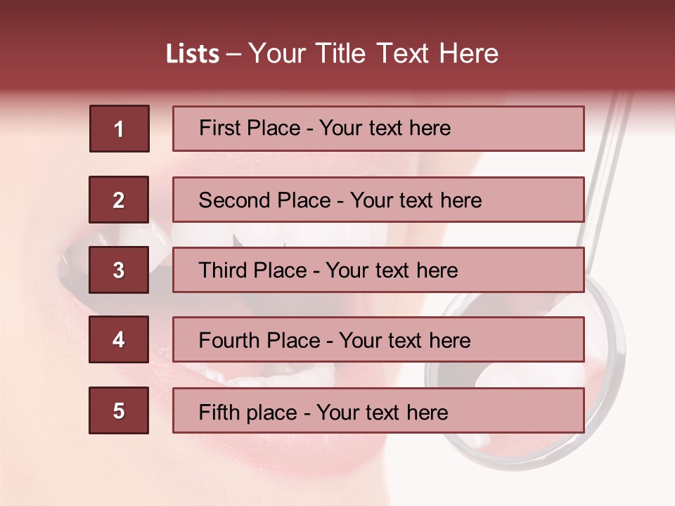 Reflection Young Mirror PowerPoint Template