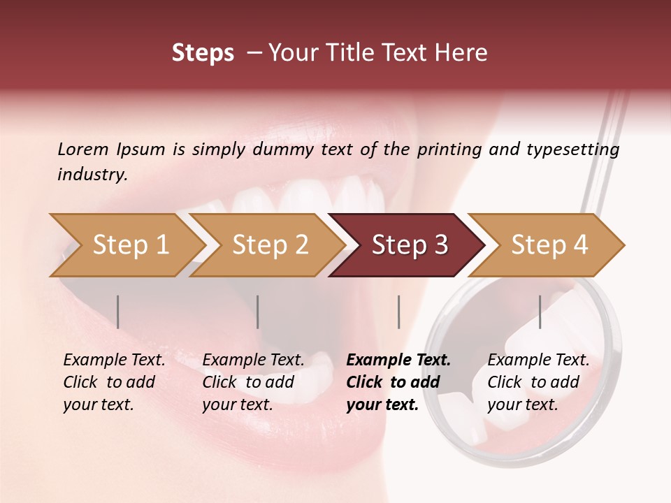 Reflection Young Mirror PowerPoint Template