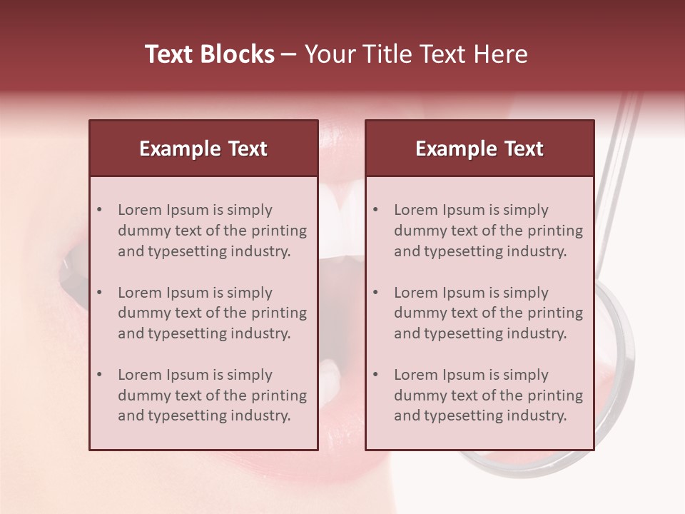 Reflection Young Mirror PowerPoint Template