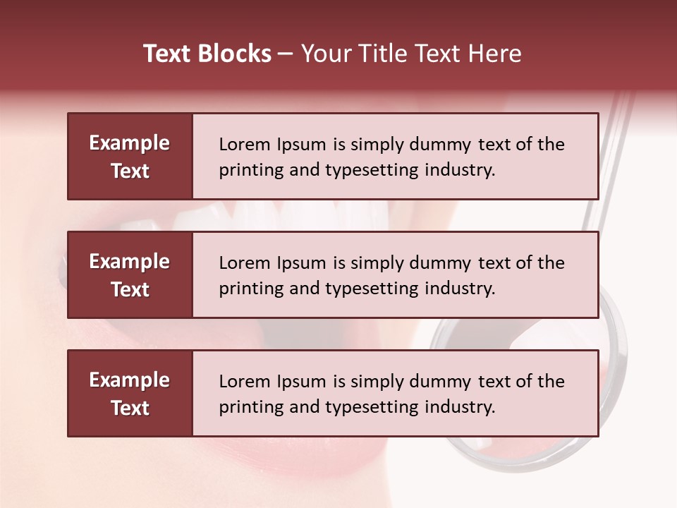 Reflection Young Mirror PowerPoint Template