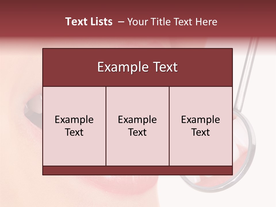 Reflection Young Mirror PowerPoint Template