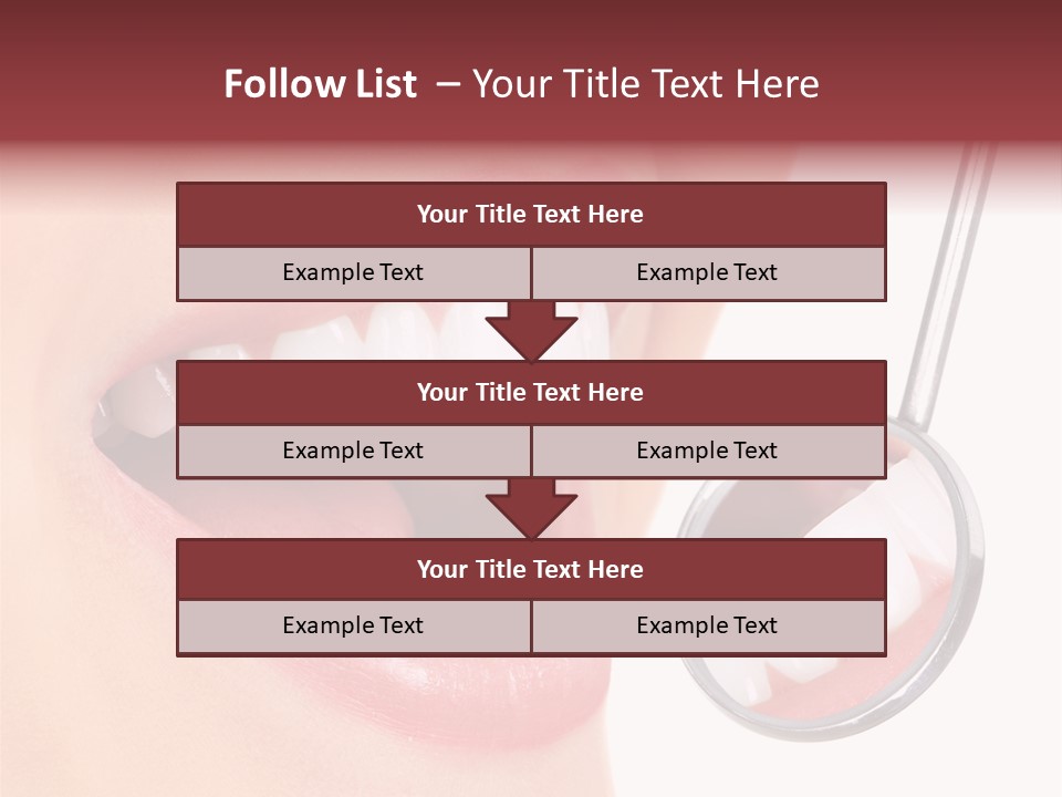 Reflection Young Mirror PowerPoint Template