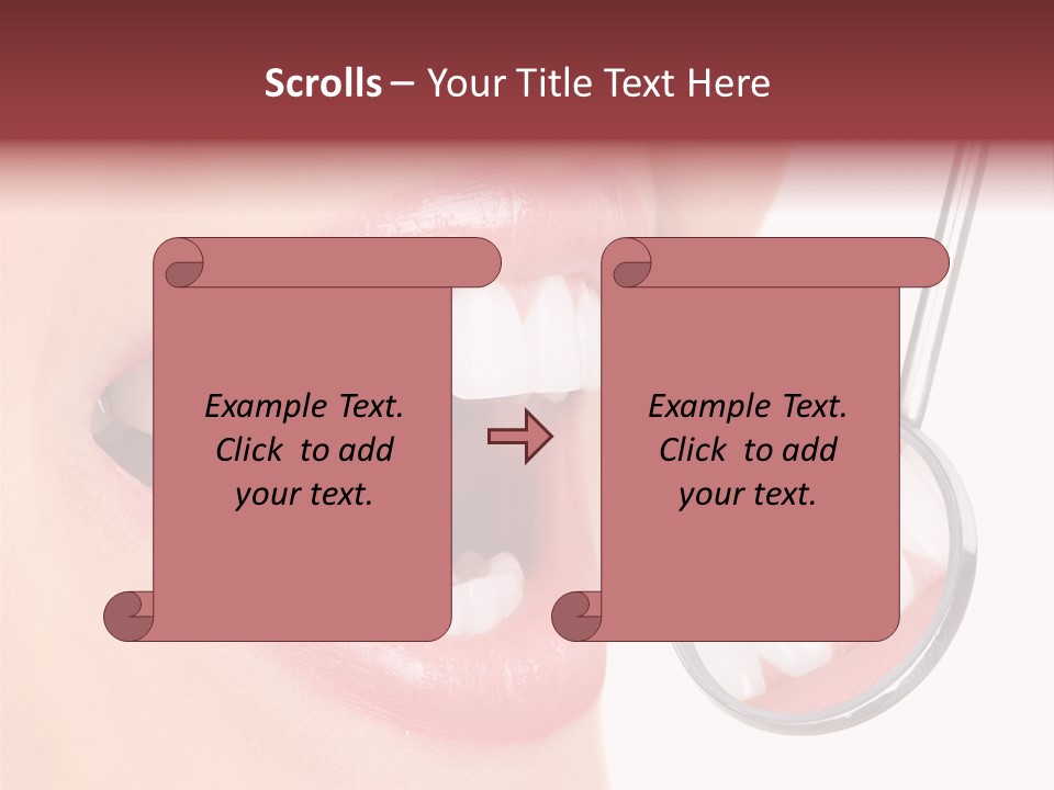 Reflection Young Mirror PowerPoint Template