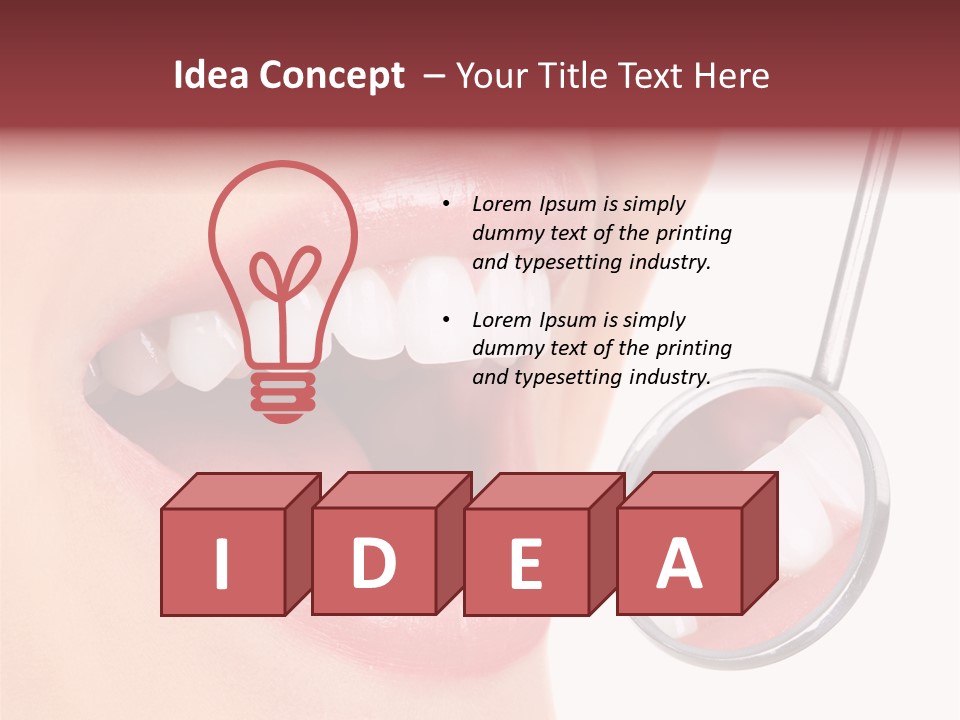 Reflection Young Mirror PowerPoint Template