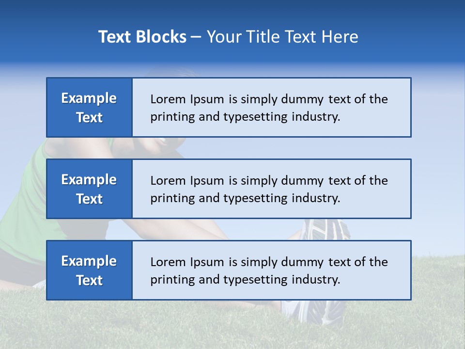 Outdoors Woman Female PowerPoint Template