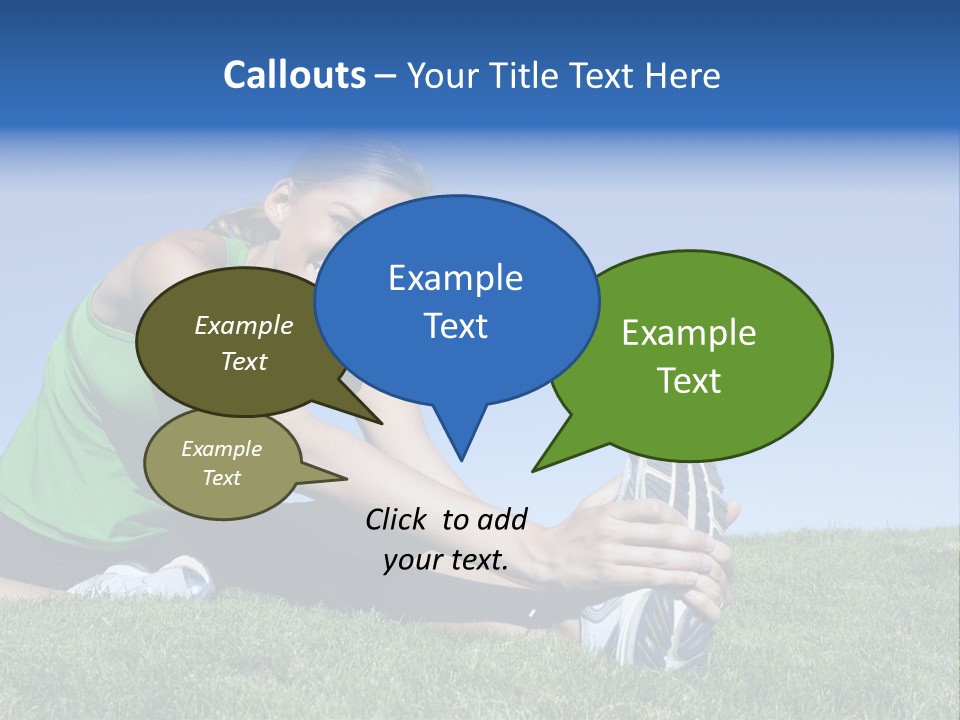 Outdoors Woman Female PowerPoint Template