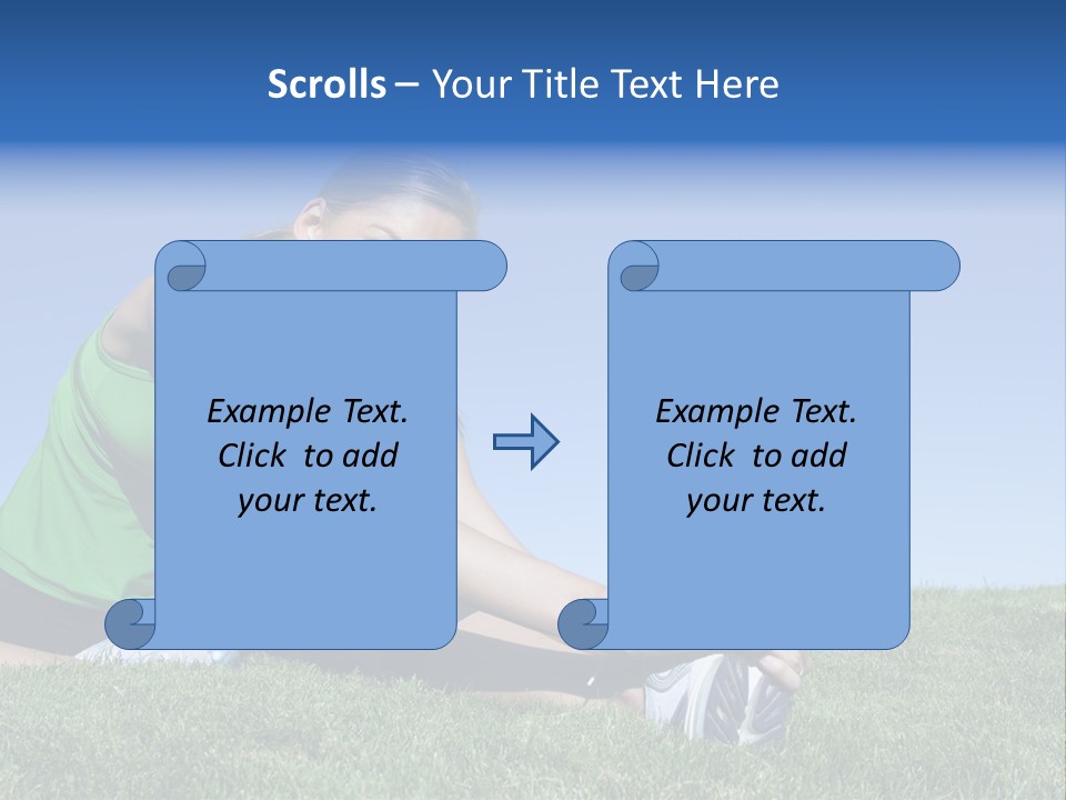 Outdoors Woman Female PowerPoint Template