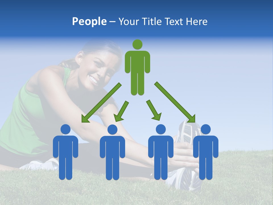 Outdoors Woman Female PowerPoint Template