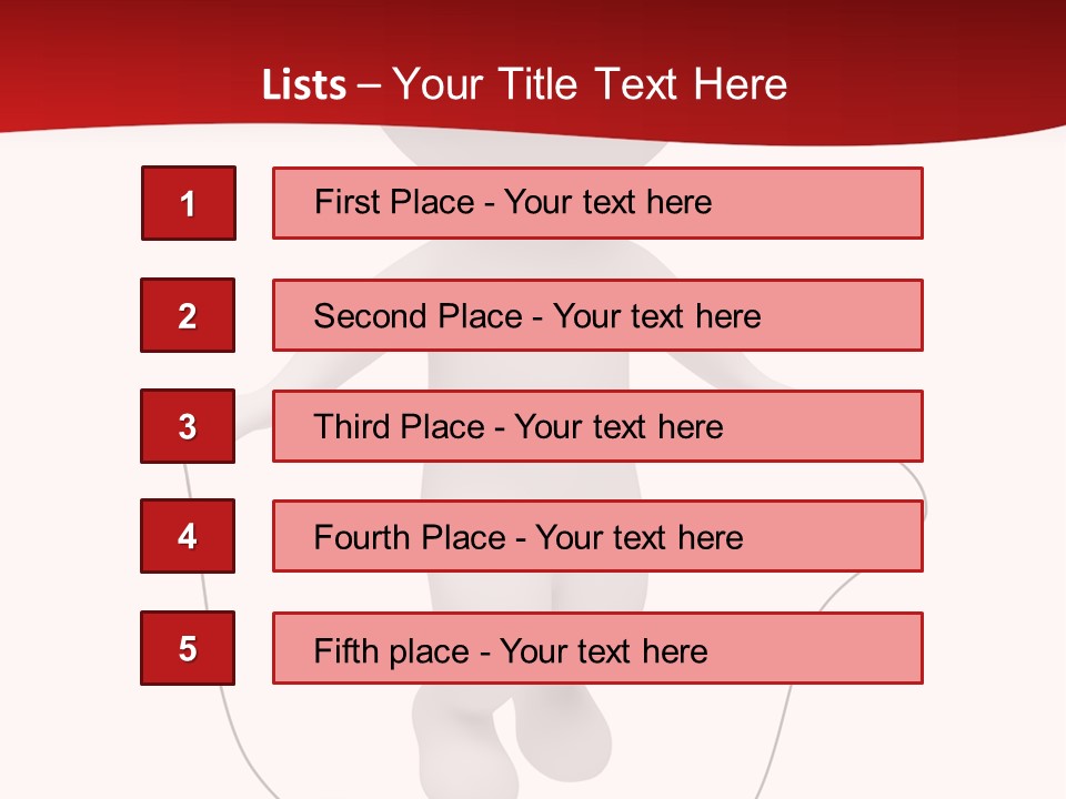 White Background Lifestyle PowerPoint Template