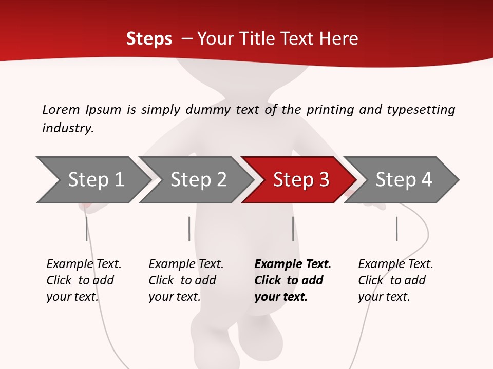 White Background Lifestyle PowerPoint Template