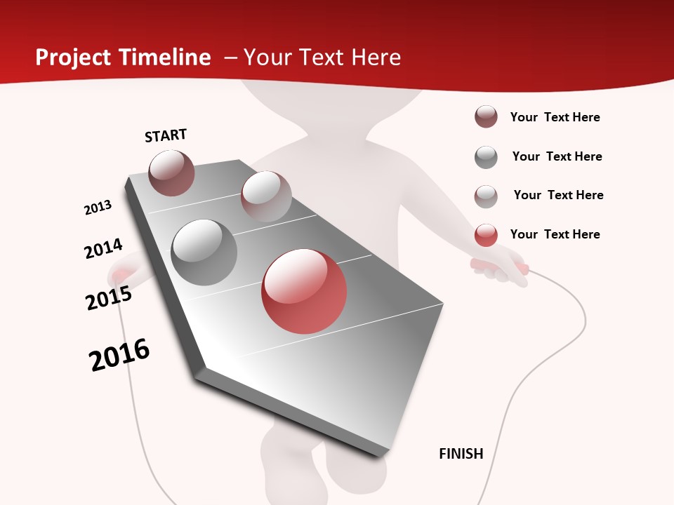 White Background Lifestyle PowerPoint Template