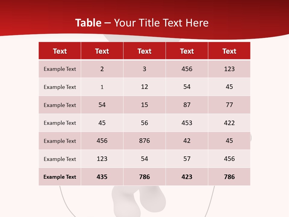 White Background Lifestyle PowerPoint Template