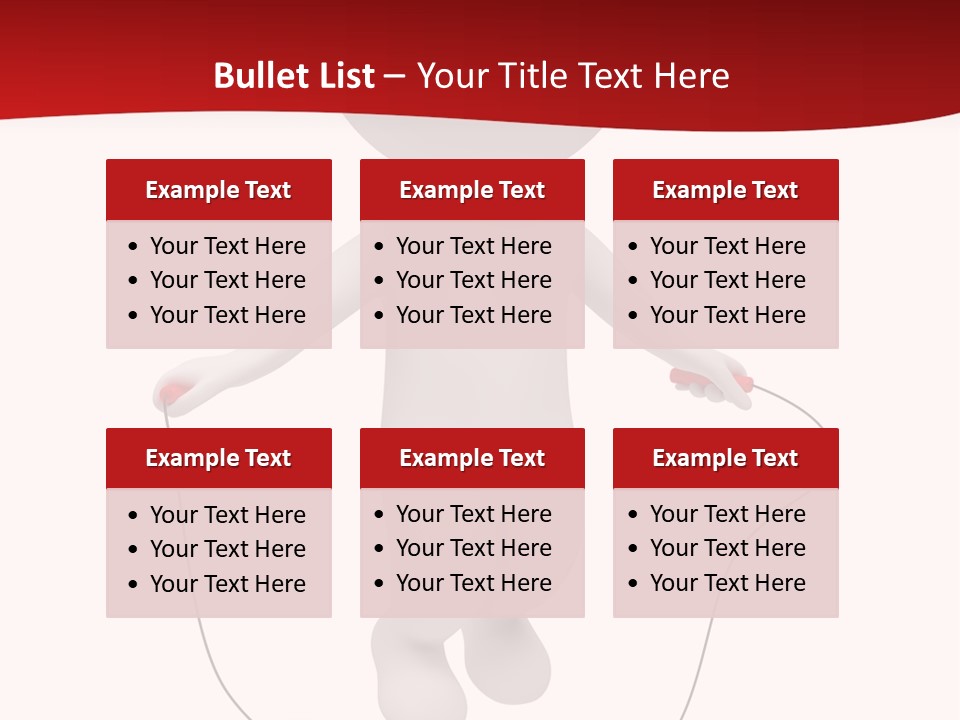 White Background Lifestyle PowerPoint Template