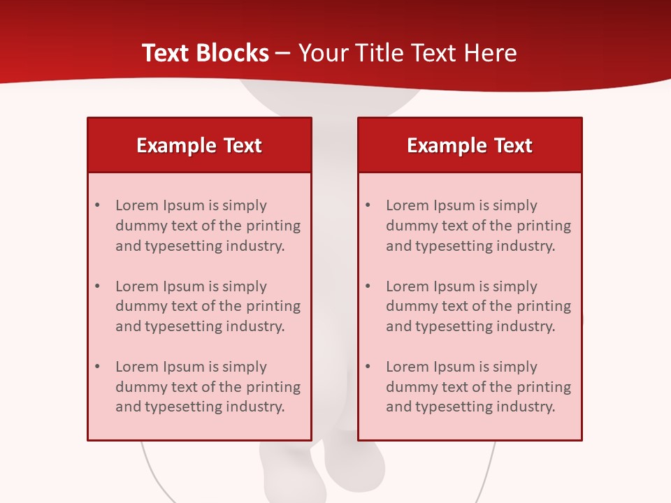 White Background Lifestyle PowerPoint Template