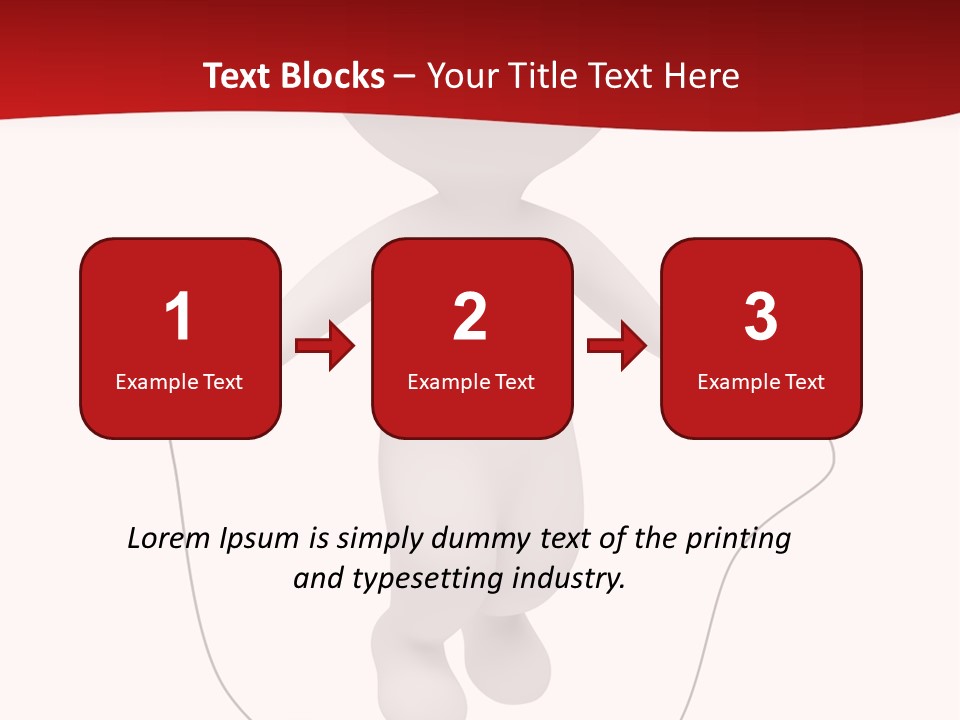 White Background Lifestyle PowerPoint Template