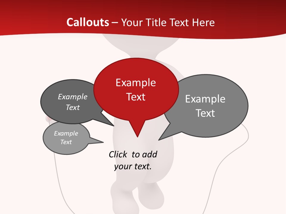 White Background Lifestyle PowerPoint Template