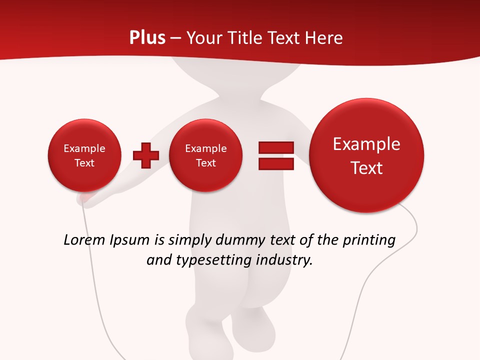 White Background Lifestyle PowerPoint Template